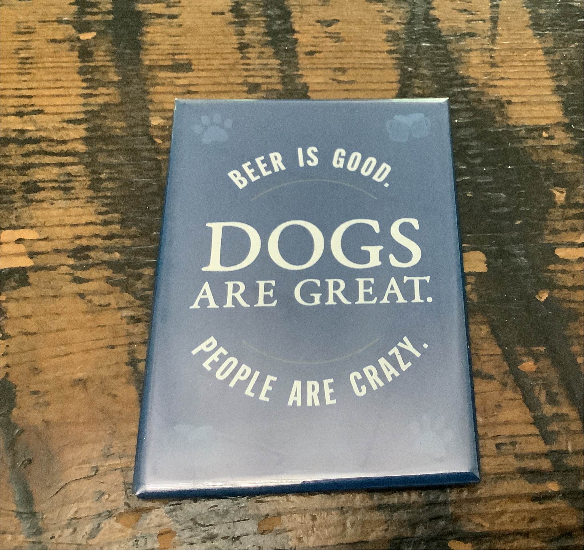 Dog Speak Beer Dog Magnet