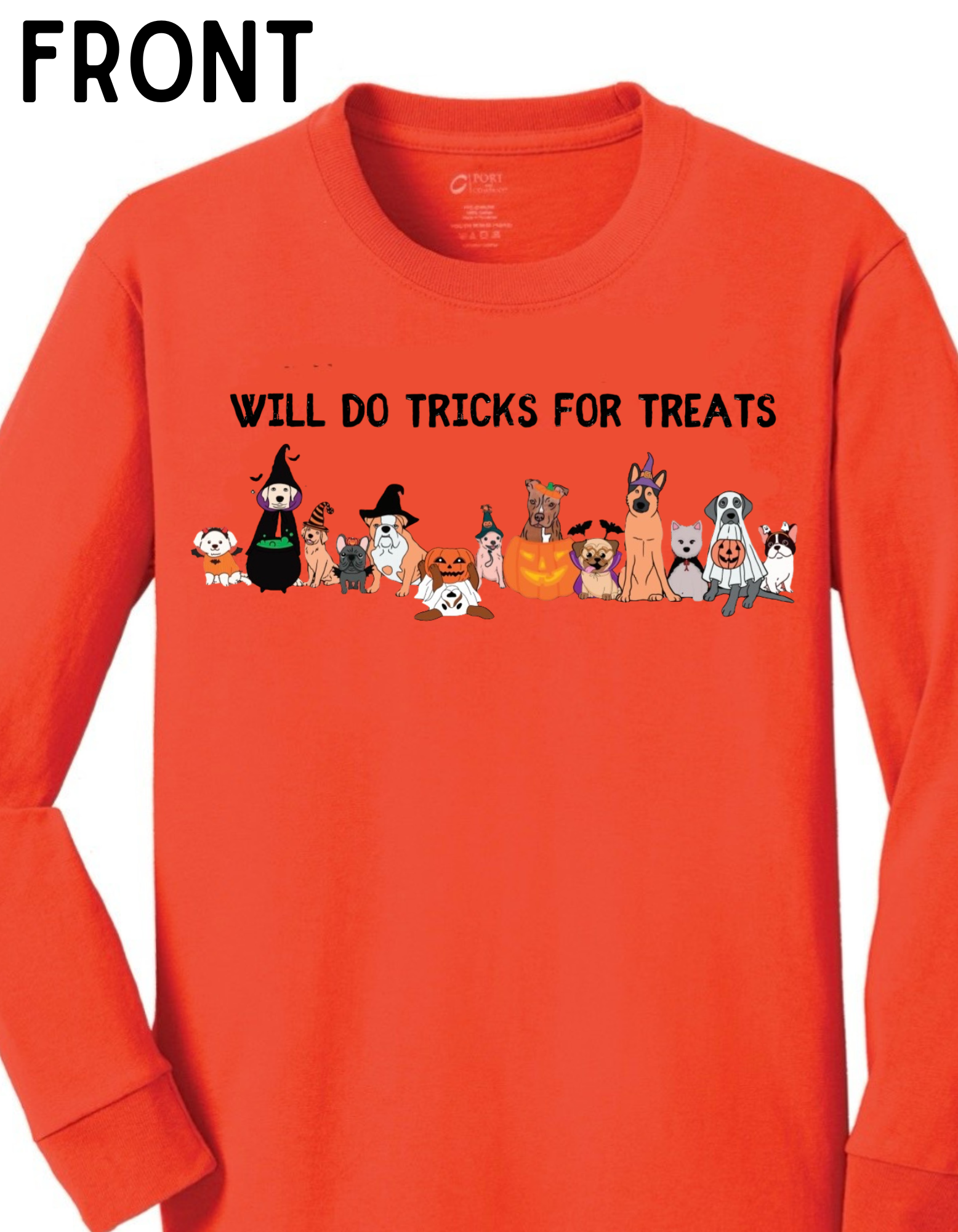 Youth 'Tricks for Treats' Long Sleeve Tee