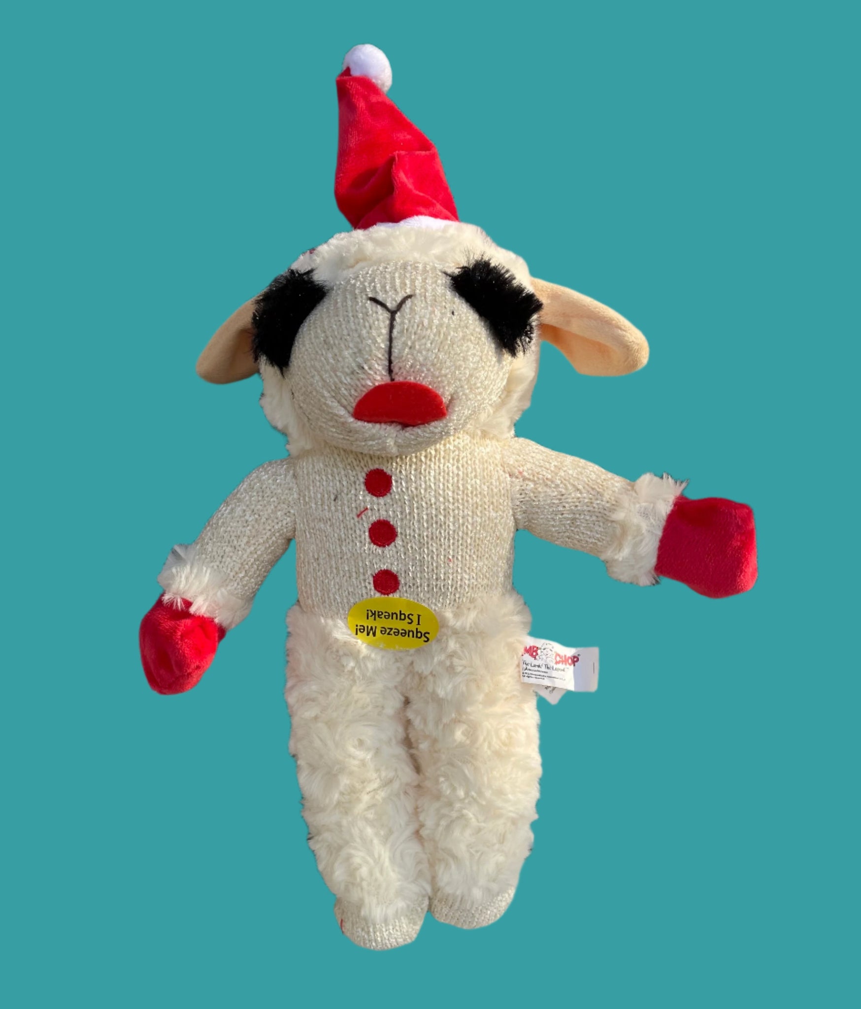 Holiday Lamb Chop Toy