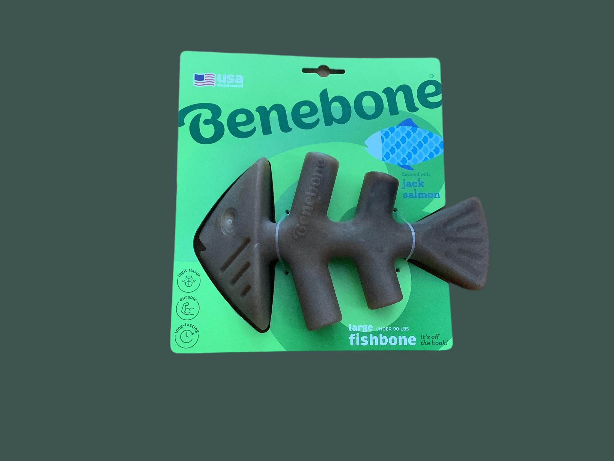Benebone Fishbone Dog Toy