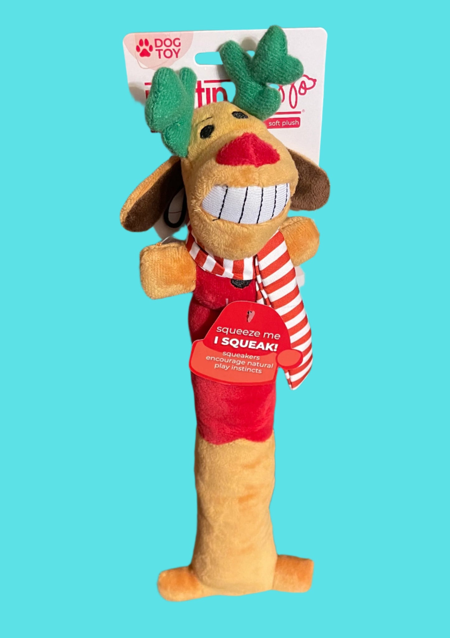 MP Holiday Loofa Reindeer Toy