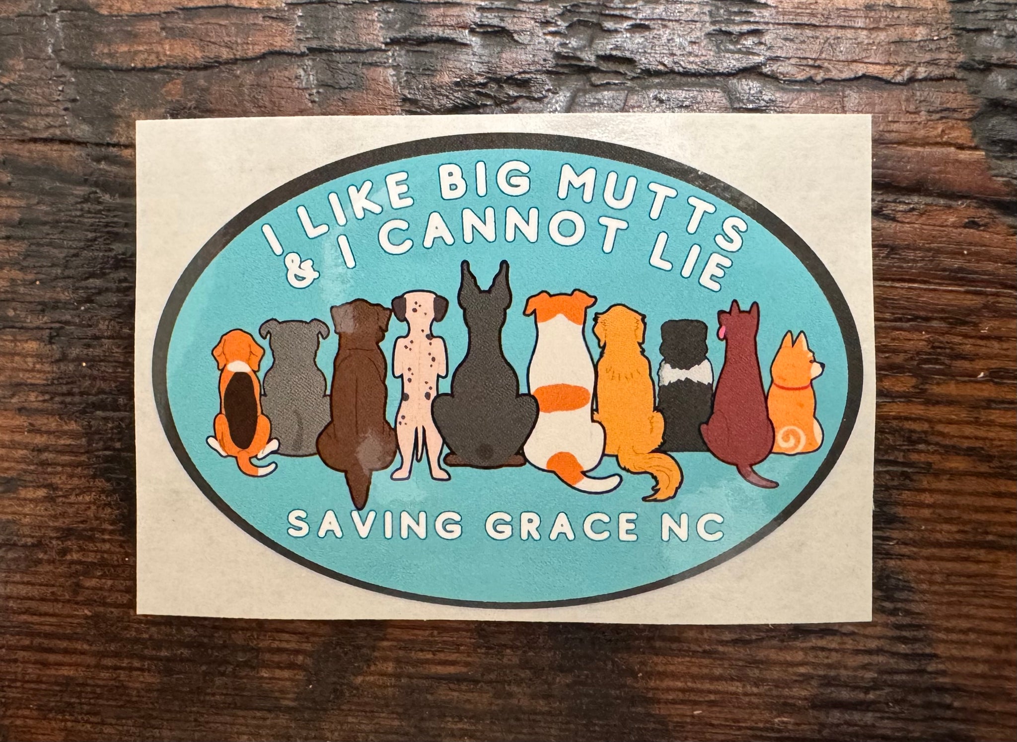 I Like Big Mutts Sticker