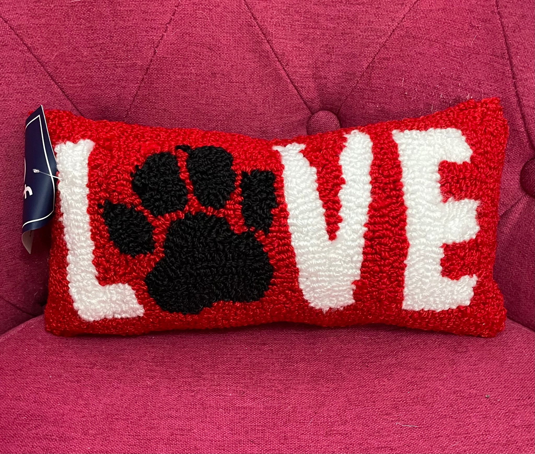 Z-C & F Home- Love Paw Throw Pillow