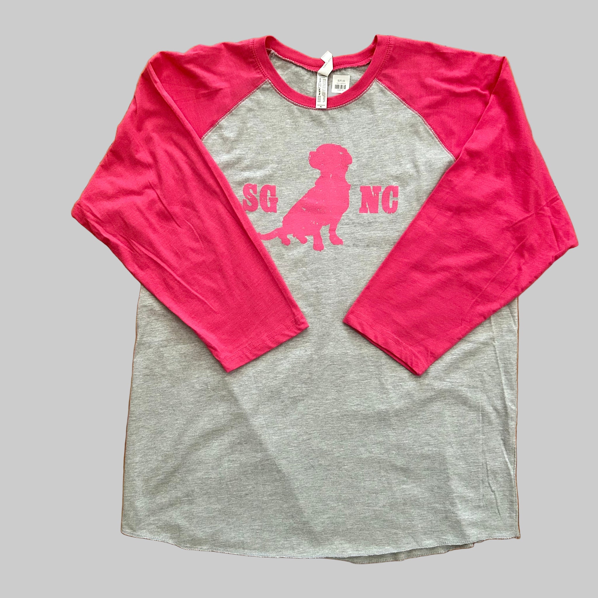 SALE- SG 3/4 Sleeve Baseball Tee