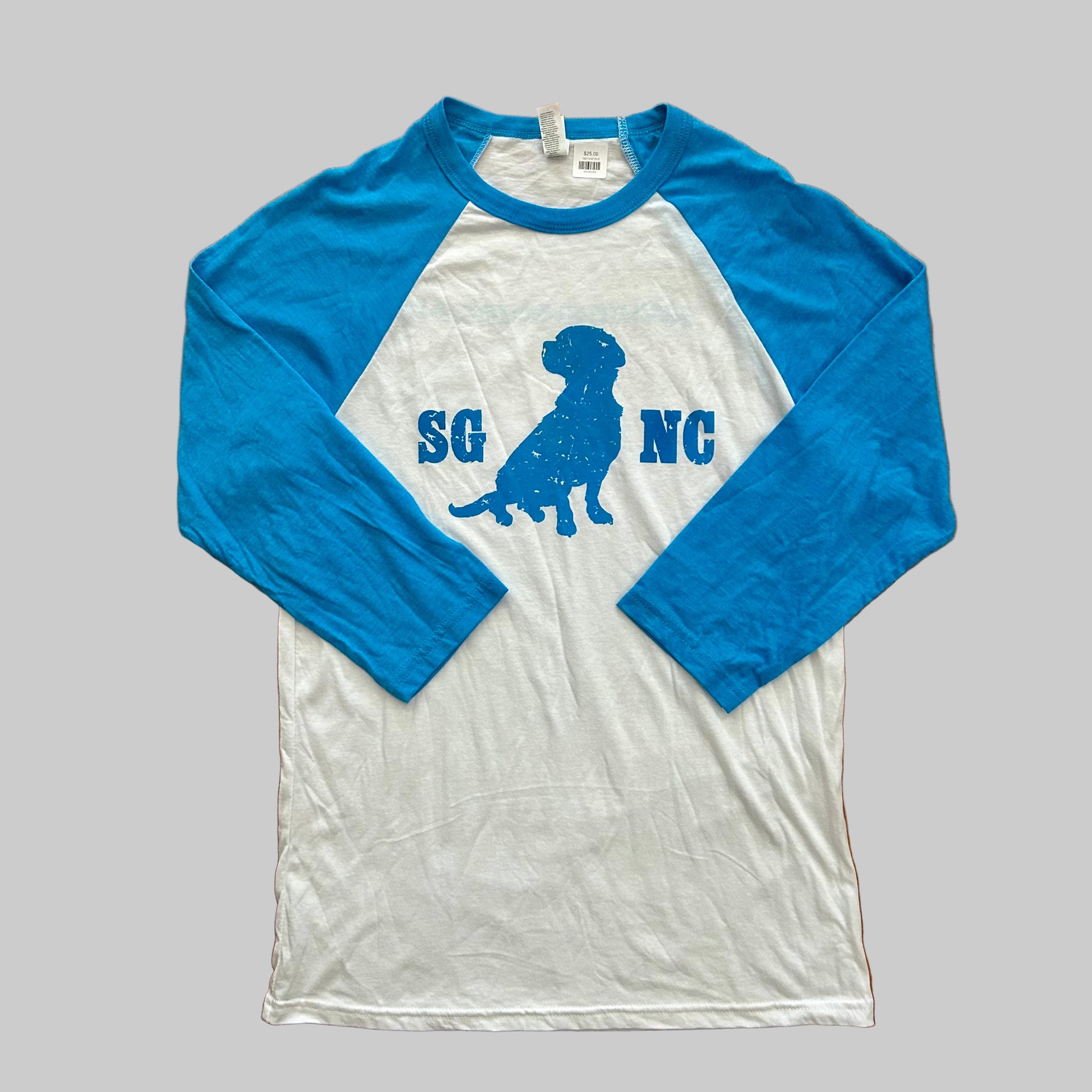 SALE- SG 3/4 Sleeve Baseball Tee