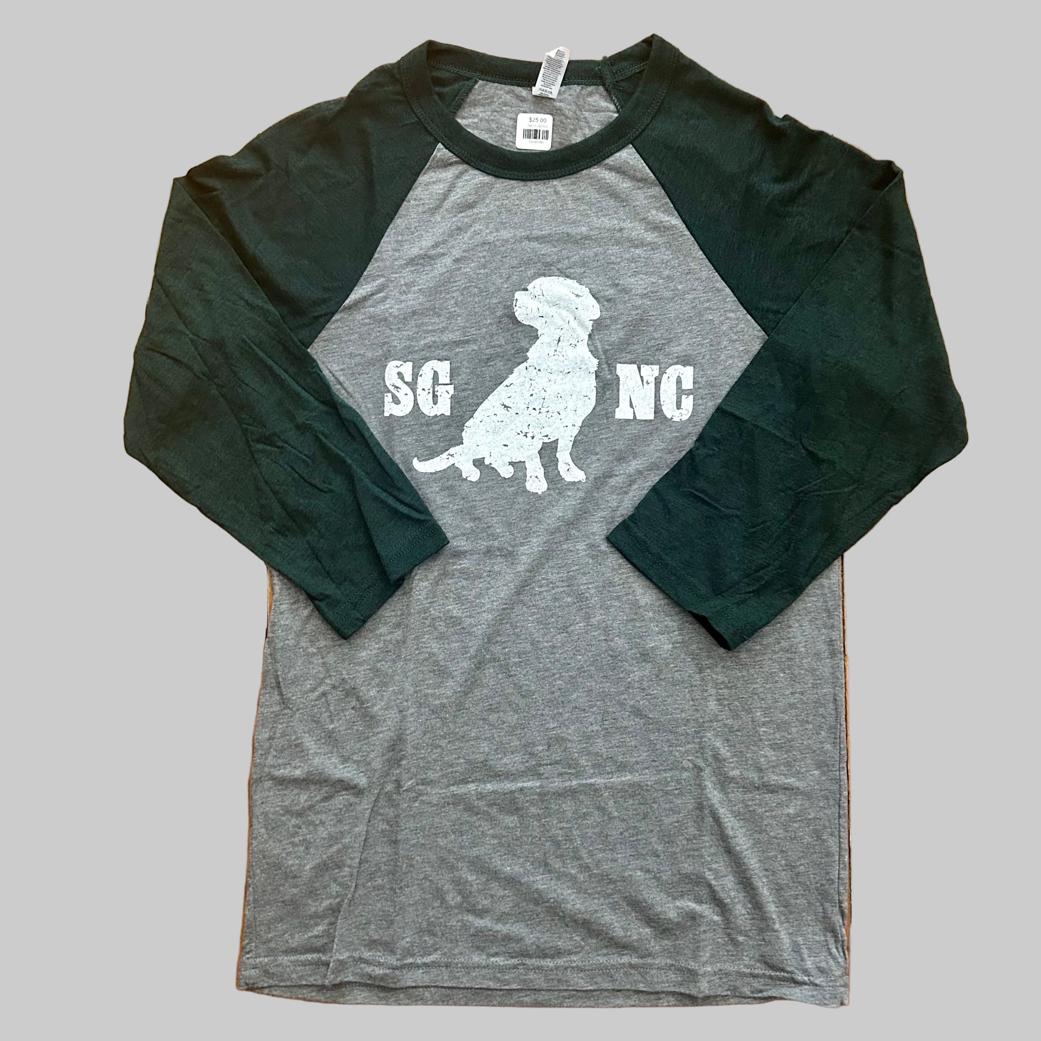 SALE- SG 3/4 Sleeve Baseball Tee