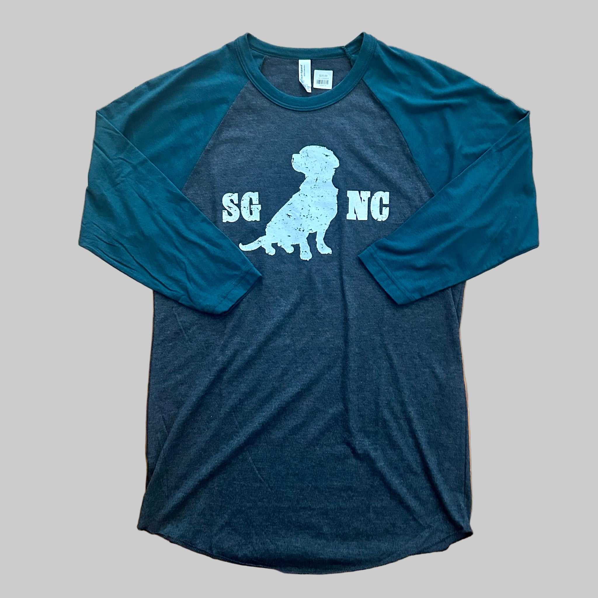 SALE- SG 3/4 Sleeve Baseball Tee