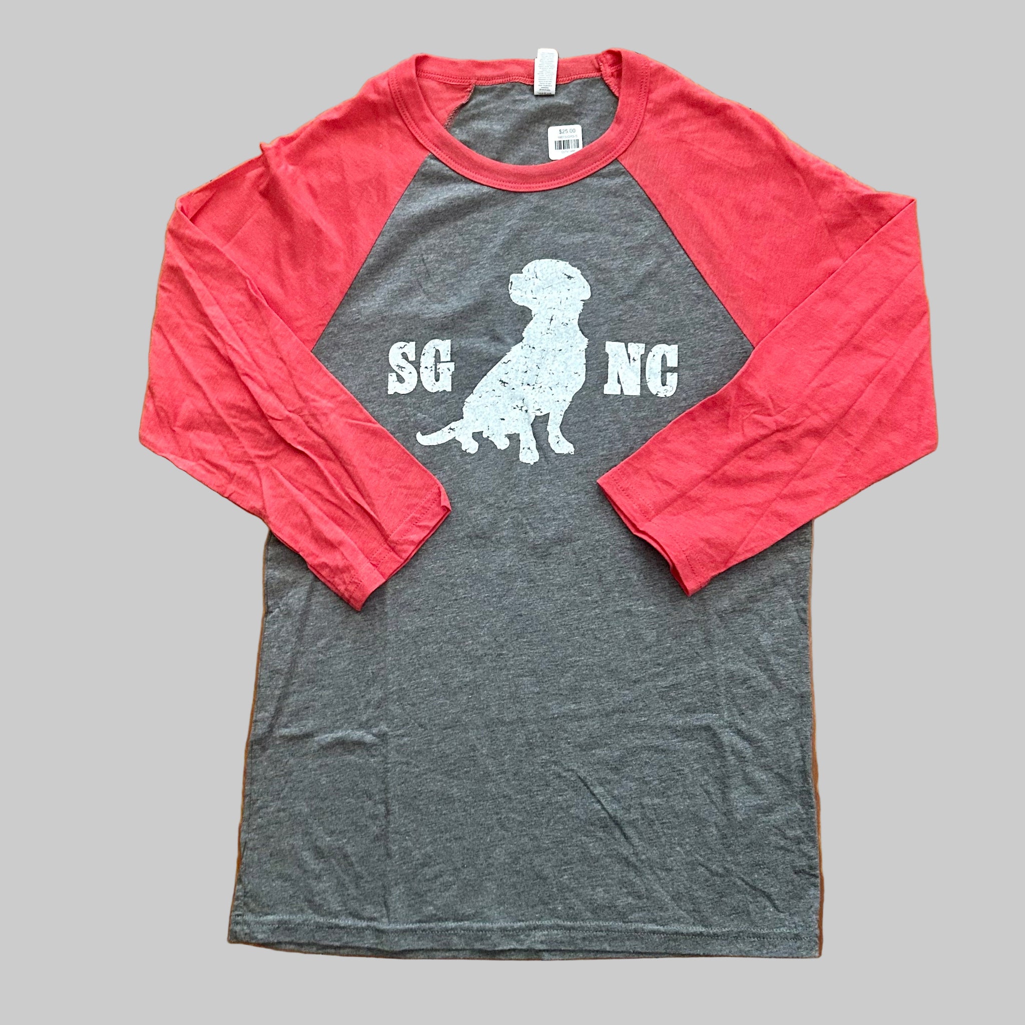 SALE- SG 3/4 Sleeve Baseball Tee