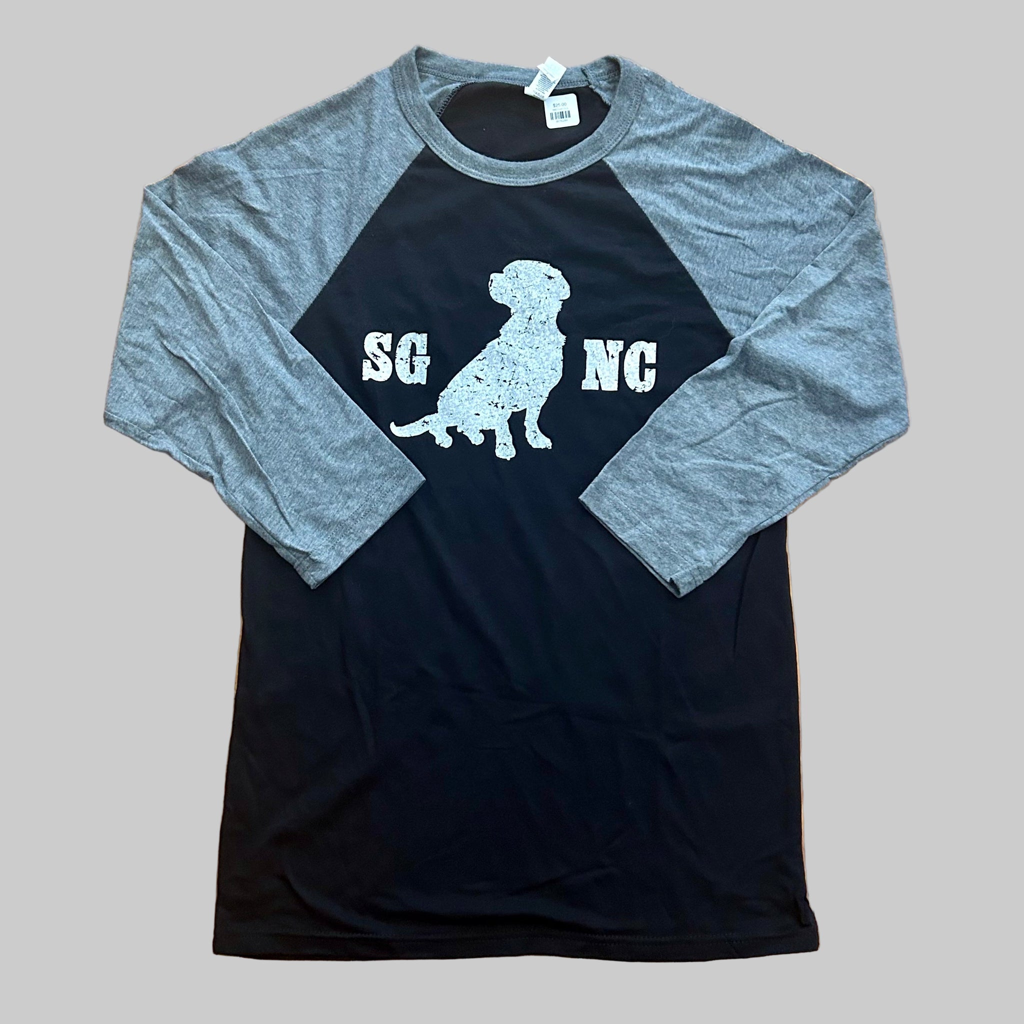 SALE- SG 3/4 Sleeve Baseball Tee