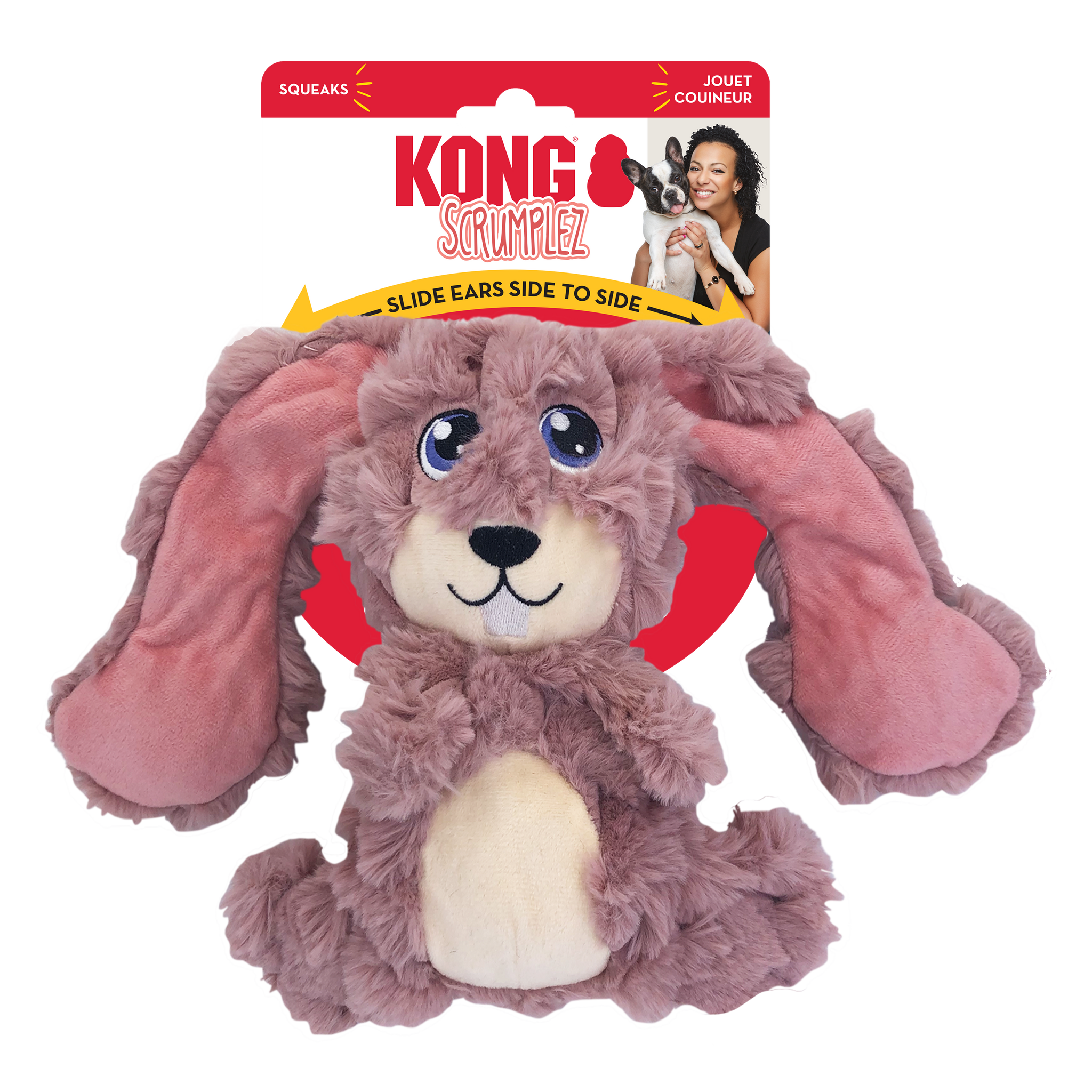 Kong Scrumplez Bunny Dog Toy