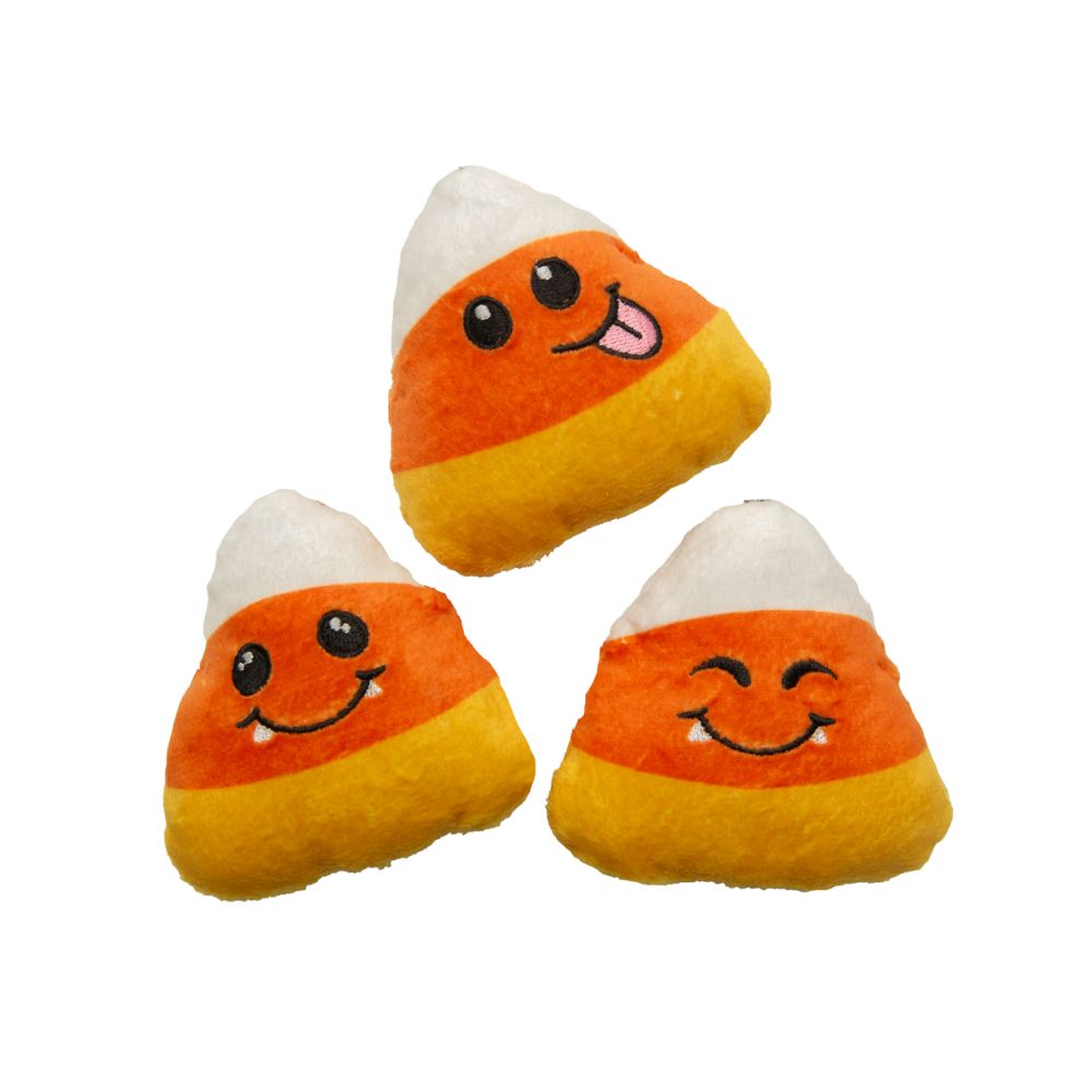 SnugArooz Candy Corn Dog Toy 3pk