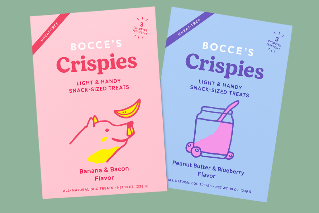 Bocce's Crispies Collage