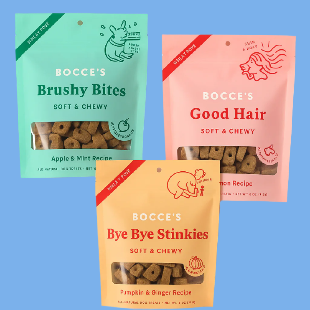 Bocce's Dog Treats Collage