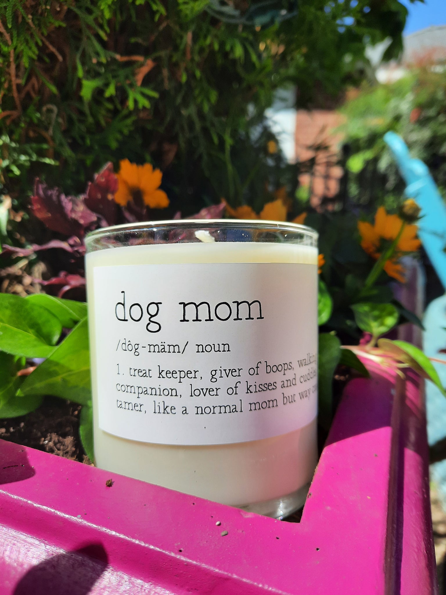 Dog Mom Definition Candle