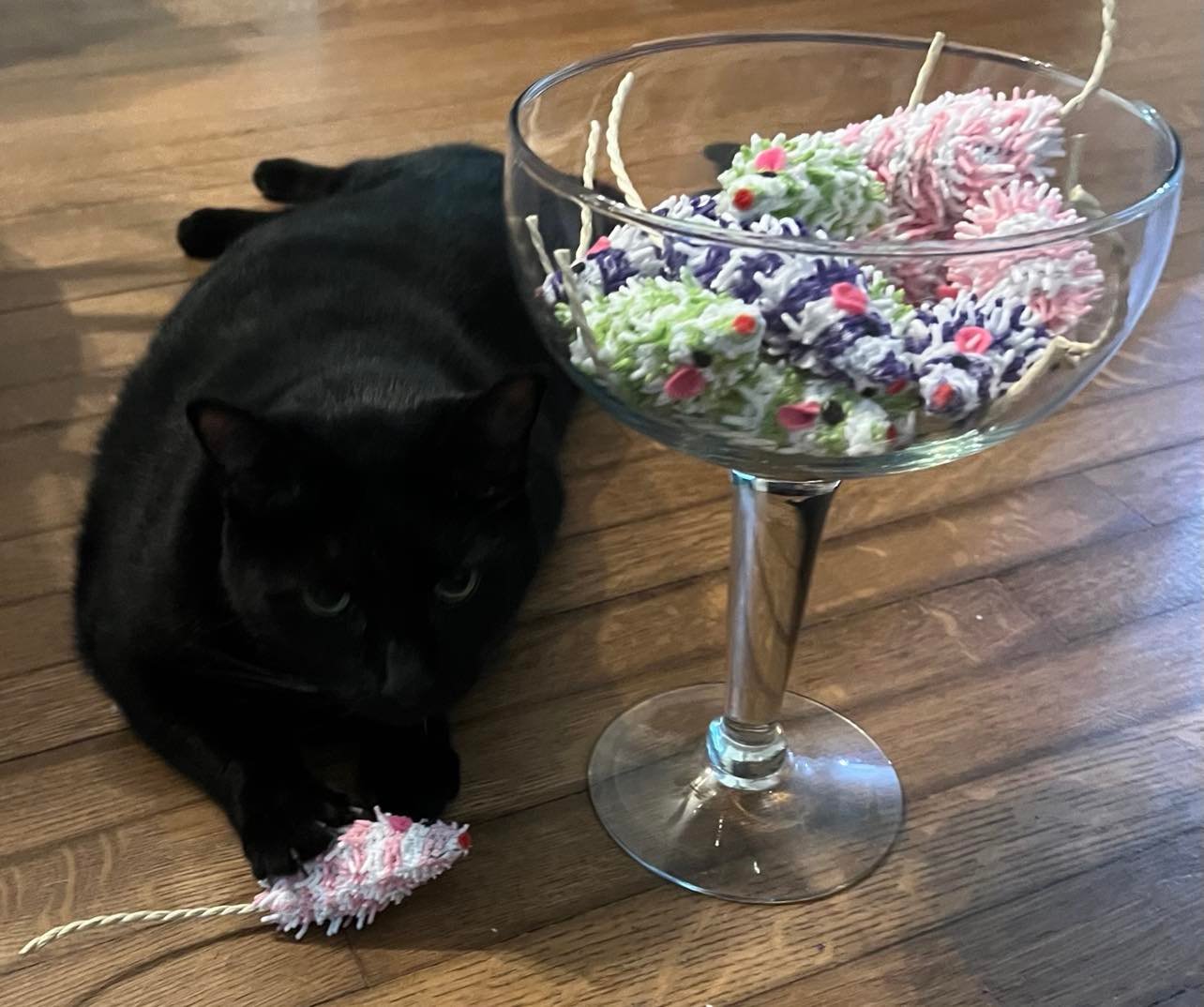 Cat 'Mop Mice' Toys