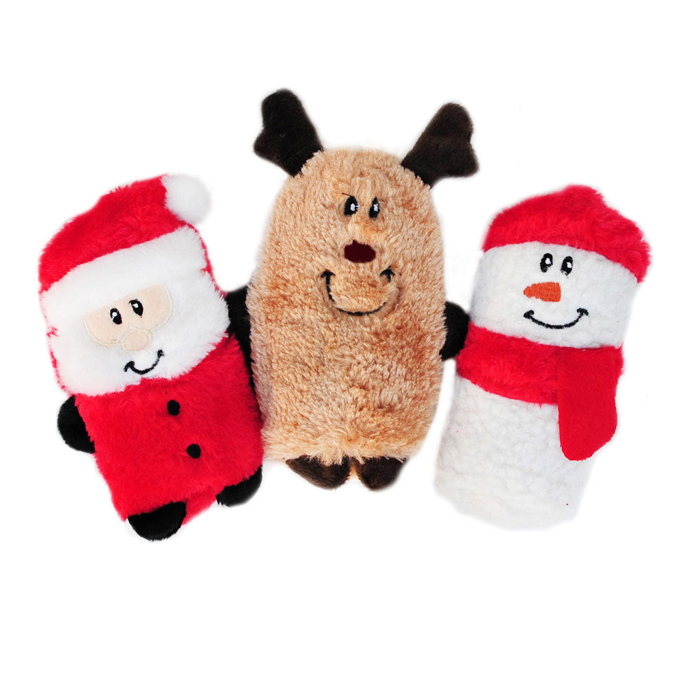 Zippy Paws Christmas Buddies 3-pack