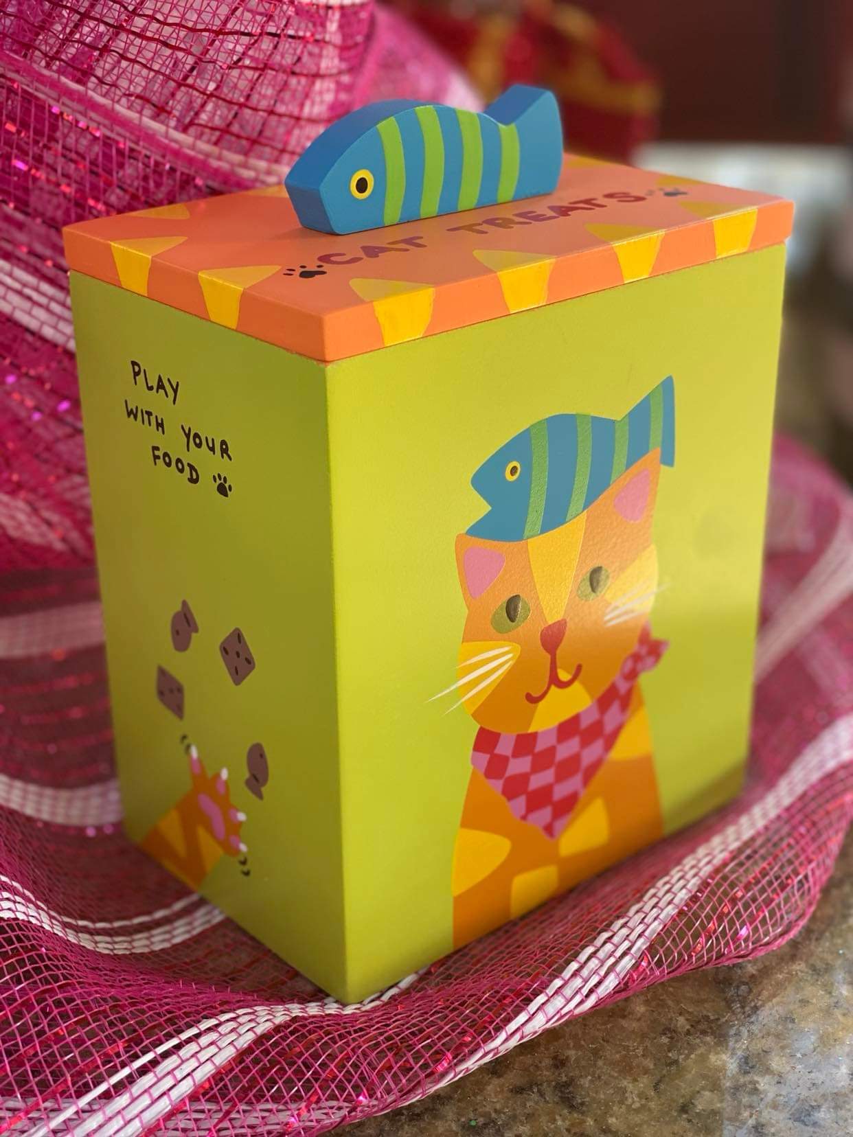 Up Country Cat Treat Box