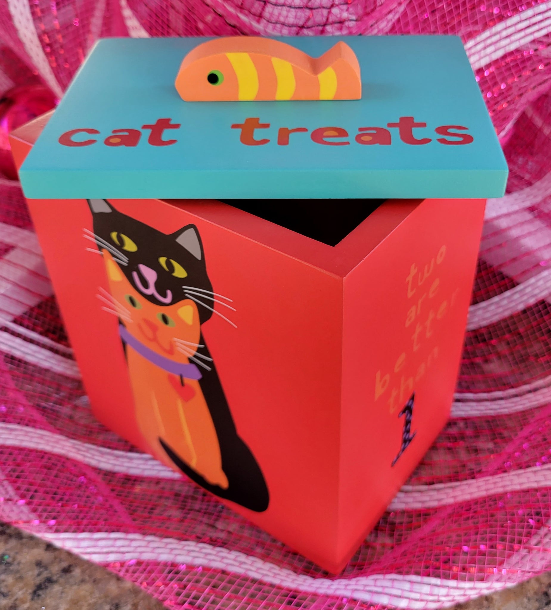 Up Country Cat Treat Box